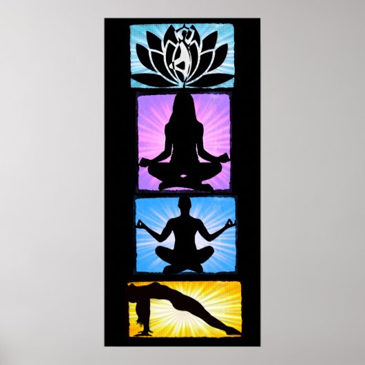 Ohm Yoga Meditation Poster (Voorkant)