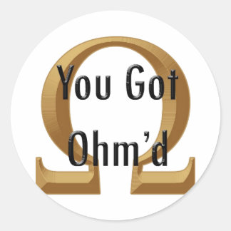 Ohmed Ronde Sticker