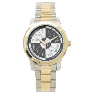 Ohm's Law Watch - Zwart-wit Horloge