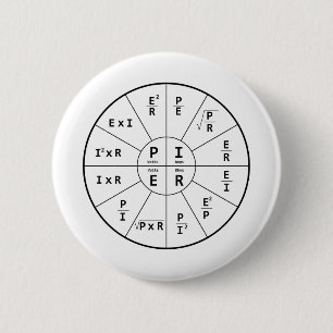 Ohm's wet voor DC Ronde Button 5,7 Cm
