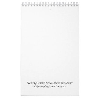 OhMyDoggies 2020 Boston Terrier Calendar Kalender