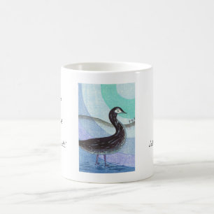 Ohnishi Yasuko Winters Day ukiyo-e-vogelkunst Koffiemok