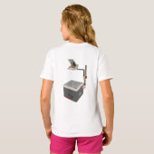 OHP 80s 90s Overhead Projector T-shirt (Achterkant volledig)