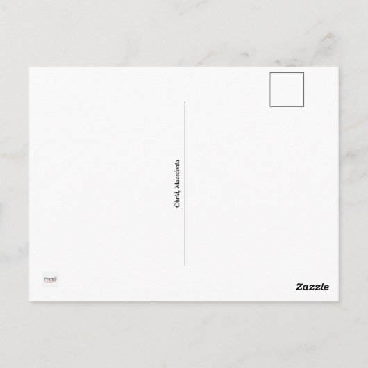 Ohrid - Carte postale Macédoine (Dos)