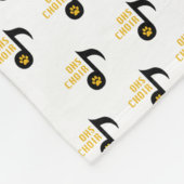 OHSChoir Note Fleece Blanket Deken (Hoek)