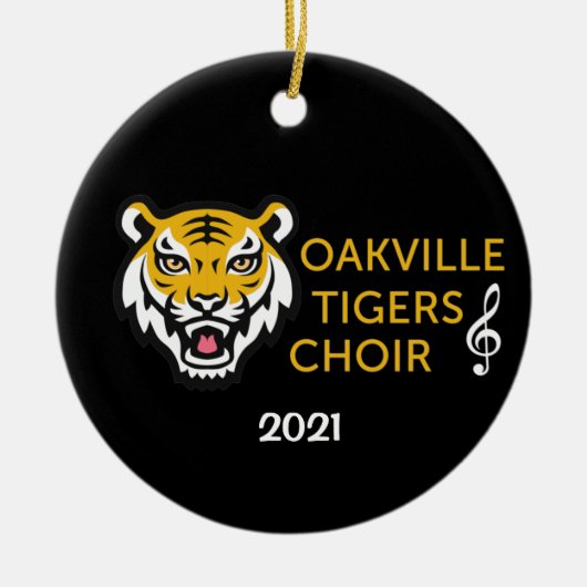 OHSChoir Tigers Dark Ornament (Voorkant)