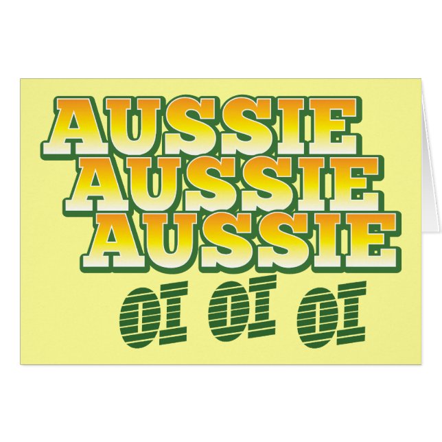 Oi australien australien australien d'oi d'oi (Devant horizontal)