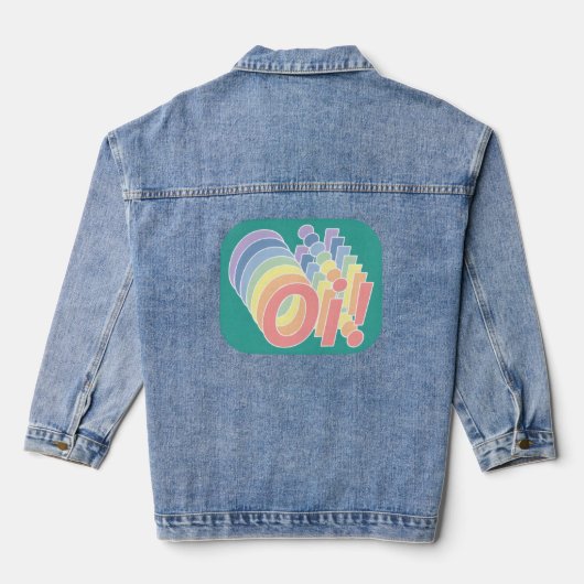 Oi! Denim Jacket (Achterkant)