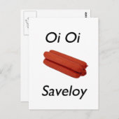 Oi Oi Saveloy Briefkaart (Voorkant / Achterkant)