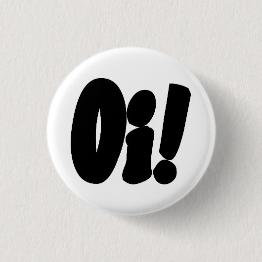 Oi! Streetpunk Ronde Button 3,2 Cm (Voorkant)