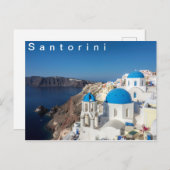 Oia, dorp in Santorini Briefkaart (Voorkant / Achterkant)