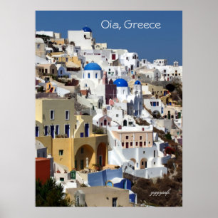 Oia, Griekenland poster