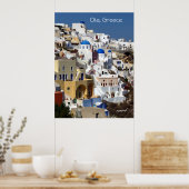 Oia, Griekenland poster (Keuken)