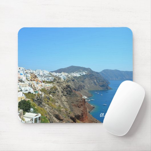 Oia, landschap Santorini Muismat (Met muis)