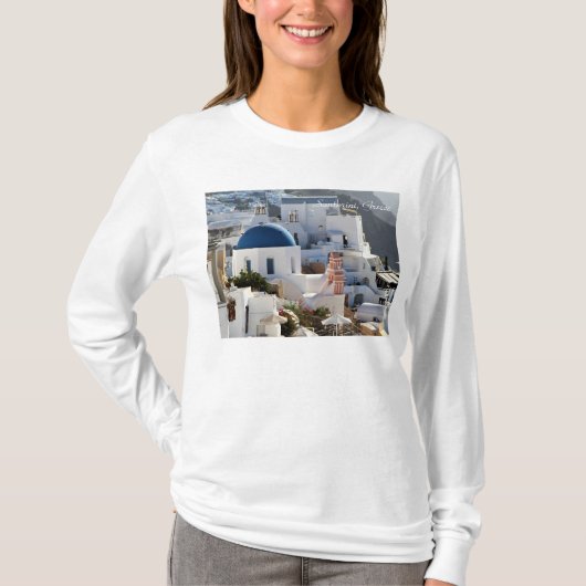 Oia, Santorin Grèce, photo, t-shirt (Devant)