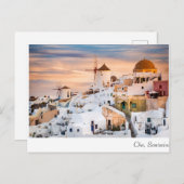 Oia Santorini Briefkaart (Voorkant / Achterkant)