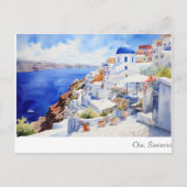 Oia Santorini Briefkaart (Voorkant)