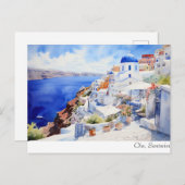 Oia Santorini Briefkaart (Voorkant / Achterkant)
