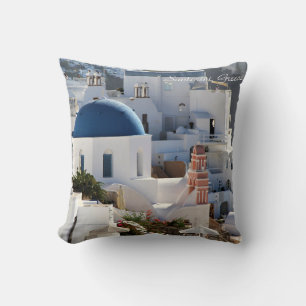 Oia, Santorini Griekenland, Fotografie, Kussen