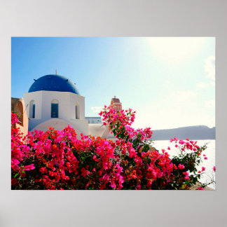 Oia Santorini, Griekenland Fotografie Poster