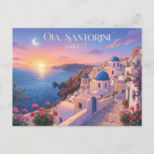 Oia Santorini Griekenland Zonsondergang Reisansich