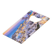 Oia Santorini Kredietkaart Flessenopener (Achterkant Gekanteld)