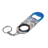 Oia Santorini Mini Flessenopener (Voorkant Gekanteld)