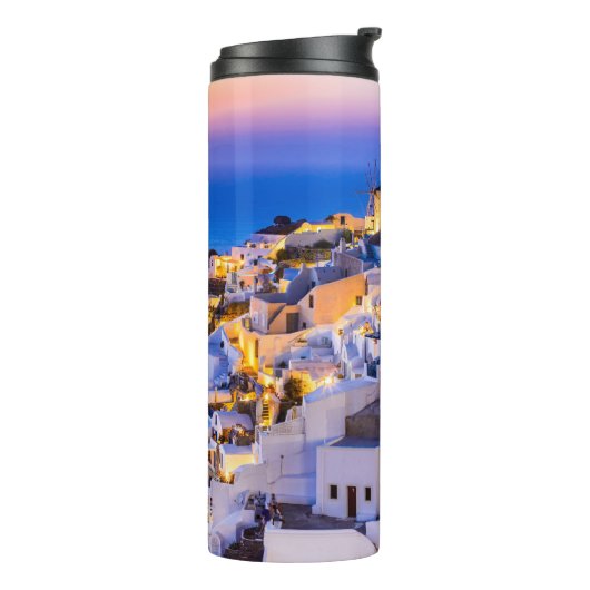 Oia Santorini Thermosbeker (Gedraaid links)