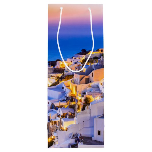 Oia Santorini Wijn Cadeautas (Achterkant)