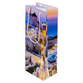 Oia Santorini Wijn Cadeautas (Voorkant Gekanteld)