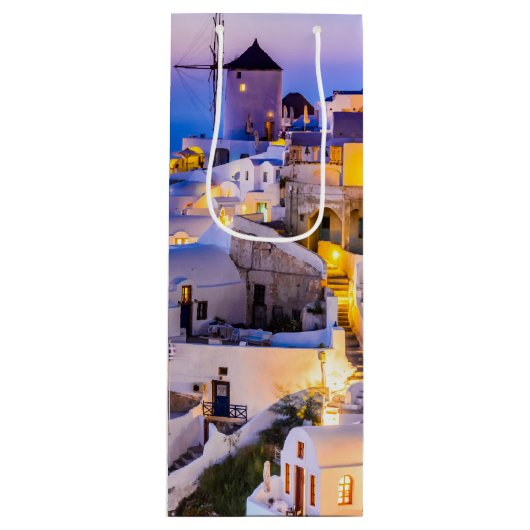 Oia Santorini Wijn Cadeautas (Voorkant)