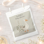 Oie d'aquarelle mignonne — Sacs de préférence pers (Coupé)