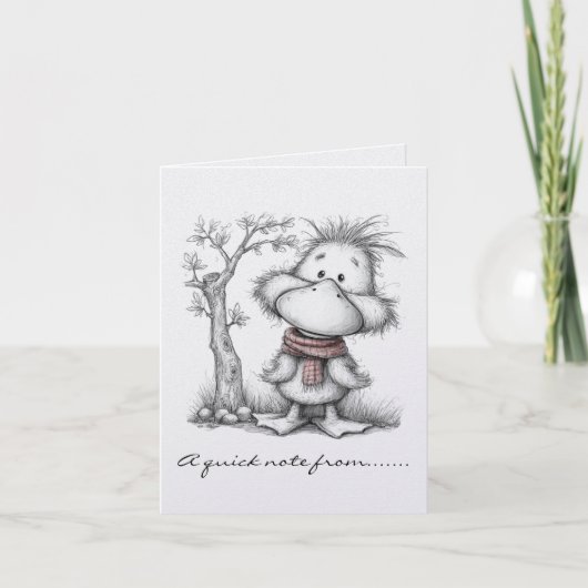 Oie de Noël noir et blanc (Devant)