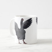 Oie grise sur la tasse (Devant gauche)