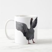 Oie grise sur la tasse (Gauche)