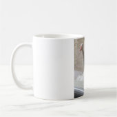 Oie-laitière Mug de café blanc (Gauche)