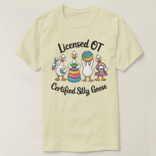 Oie OT licenciée   T-shirt de thérapie occupationn