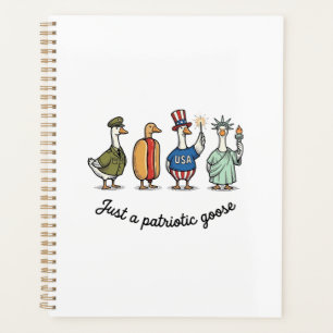 Oie Patriotique Gravure Vintage Drôle Chemise USA