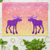 Oie pourpre - Serviette de cuisine (Plié)