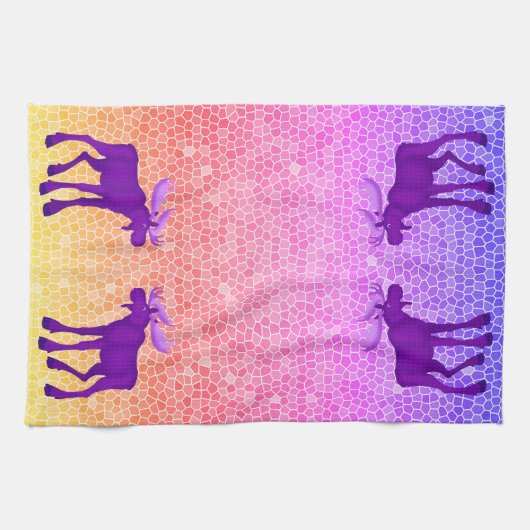 Oie pourpre - Serviette de cuisine (Horizontal)