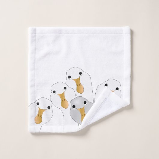 Oie Qui Lave Le Tissu (Gant de toilette)