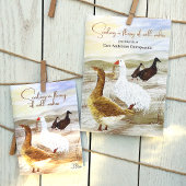 Oie sauvage, Logo de l'entreprise Carte de Noël