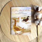 Oie sauvage, Logo de l'entreprise Carte de Noël