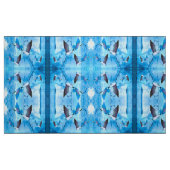 Oies bleues dans le tissu de glace (Fat Quarter)