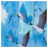 Oies bleues dans le tissu de glace (Fermer)