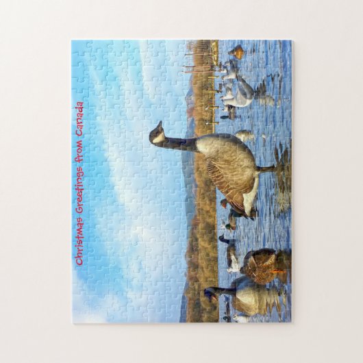 Oies canadiennes. Jigsaw Puzzle (Vertical)