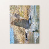 Oies canadiennes. Jigsaw Puzzle (Vertical)