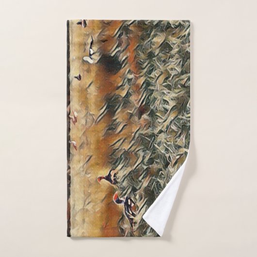 Oies et canards (Serviette à main)