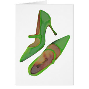 Oignon vert Mary Janes de ressort