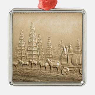 Oil Field Humble, Texas Metalen Ornament